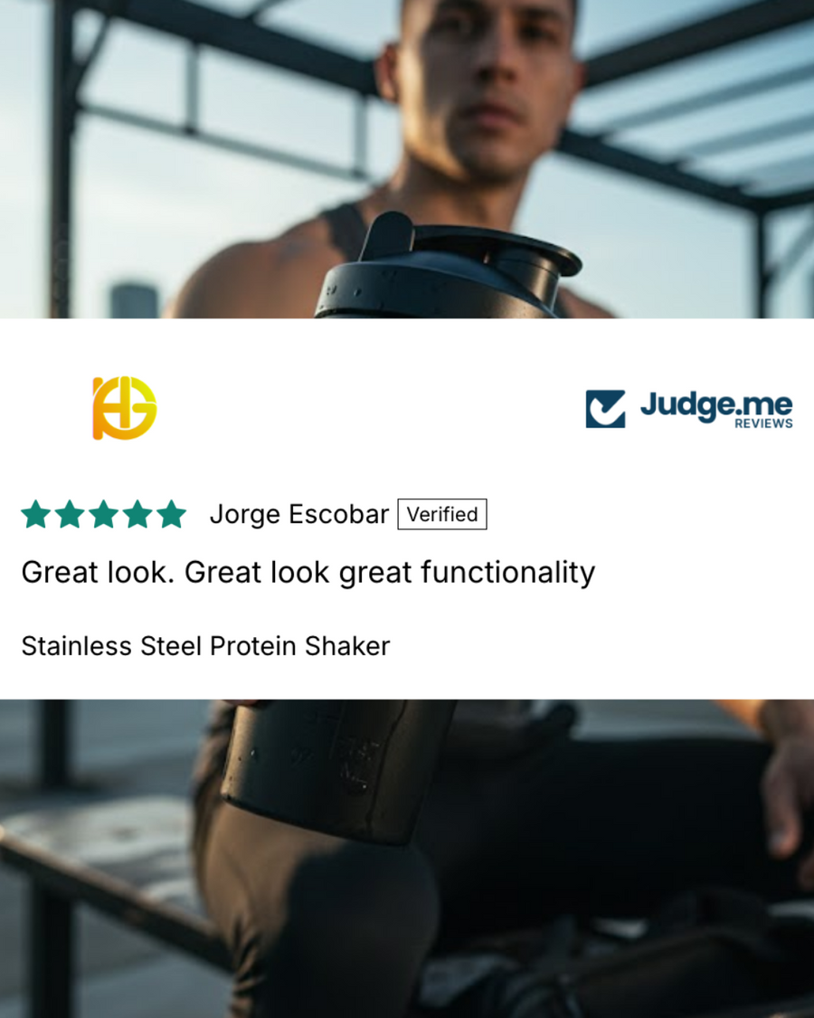 Jorge Escobar’s review of the Stainless Steel Protein Shaker