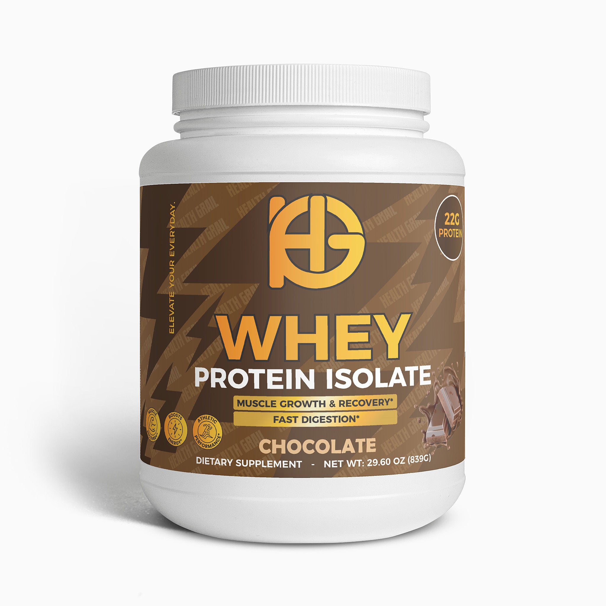 Health-Grail Whey Protein Isolate โ Chocolate