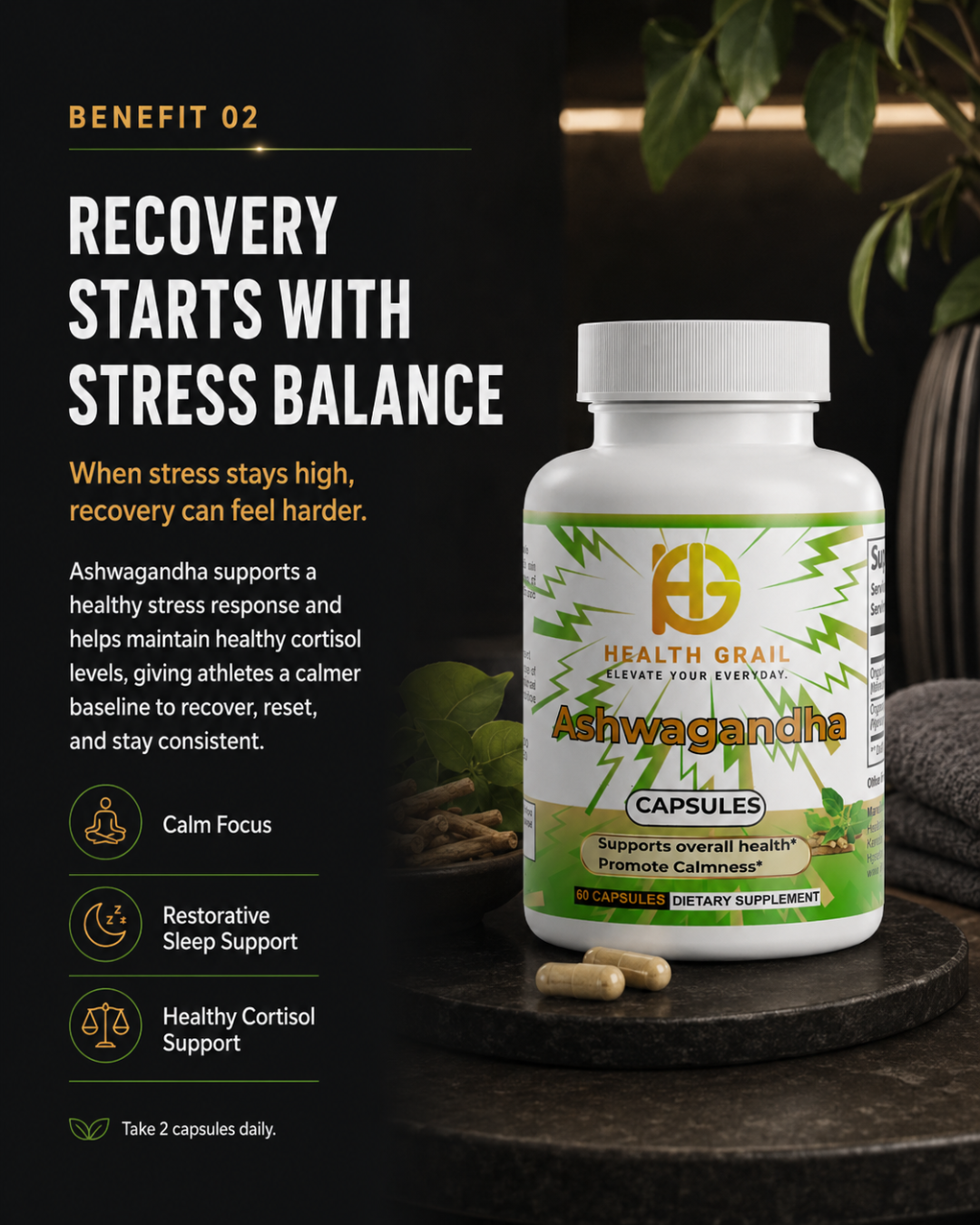 Ashwagandha for Stress & Recovery