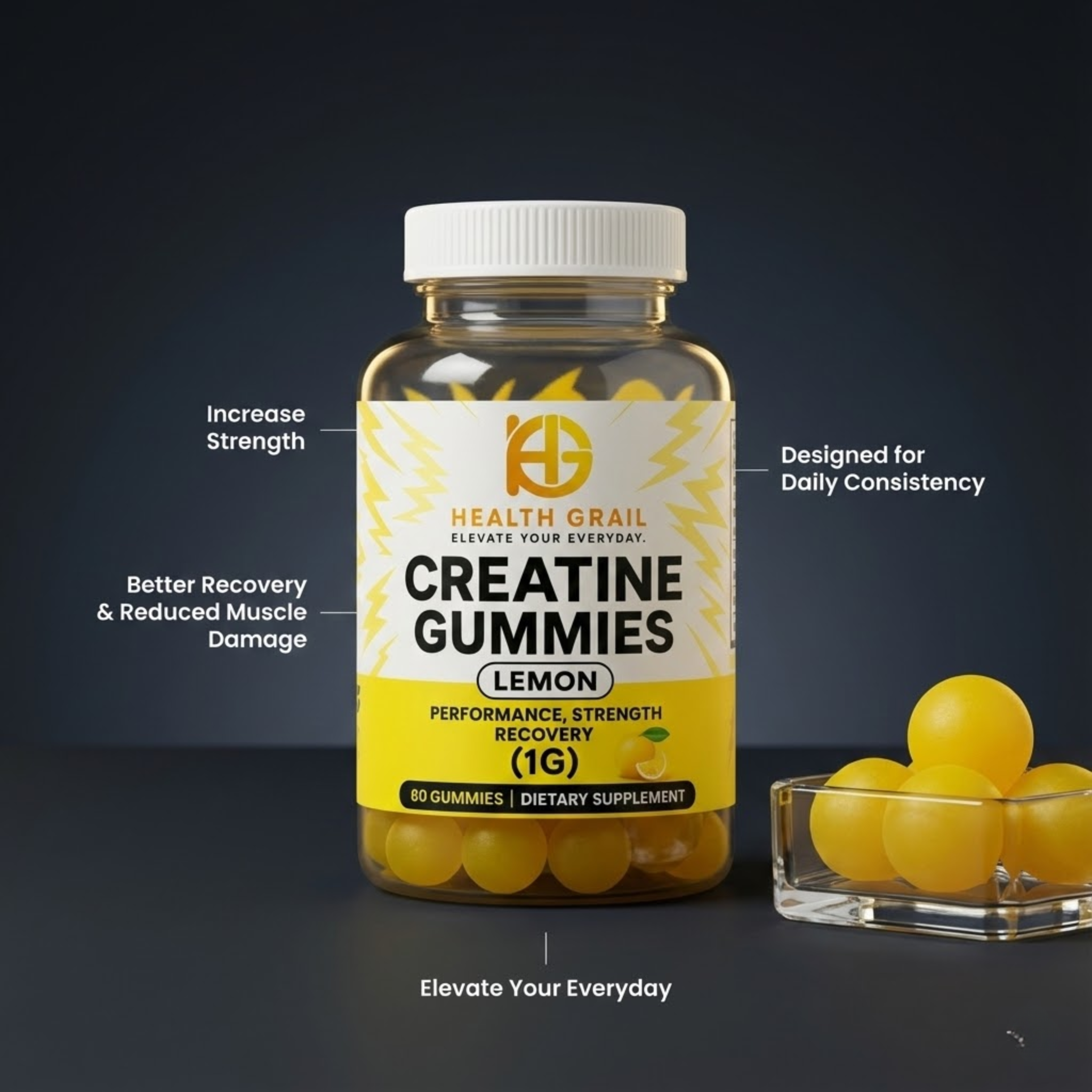 HEALTH-GRAIL CREATINE GUMMIES