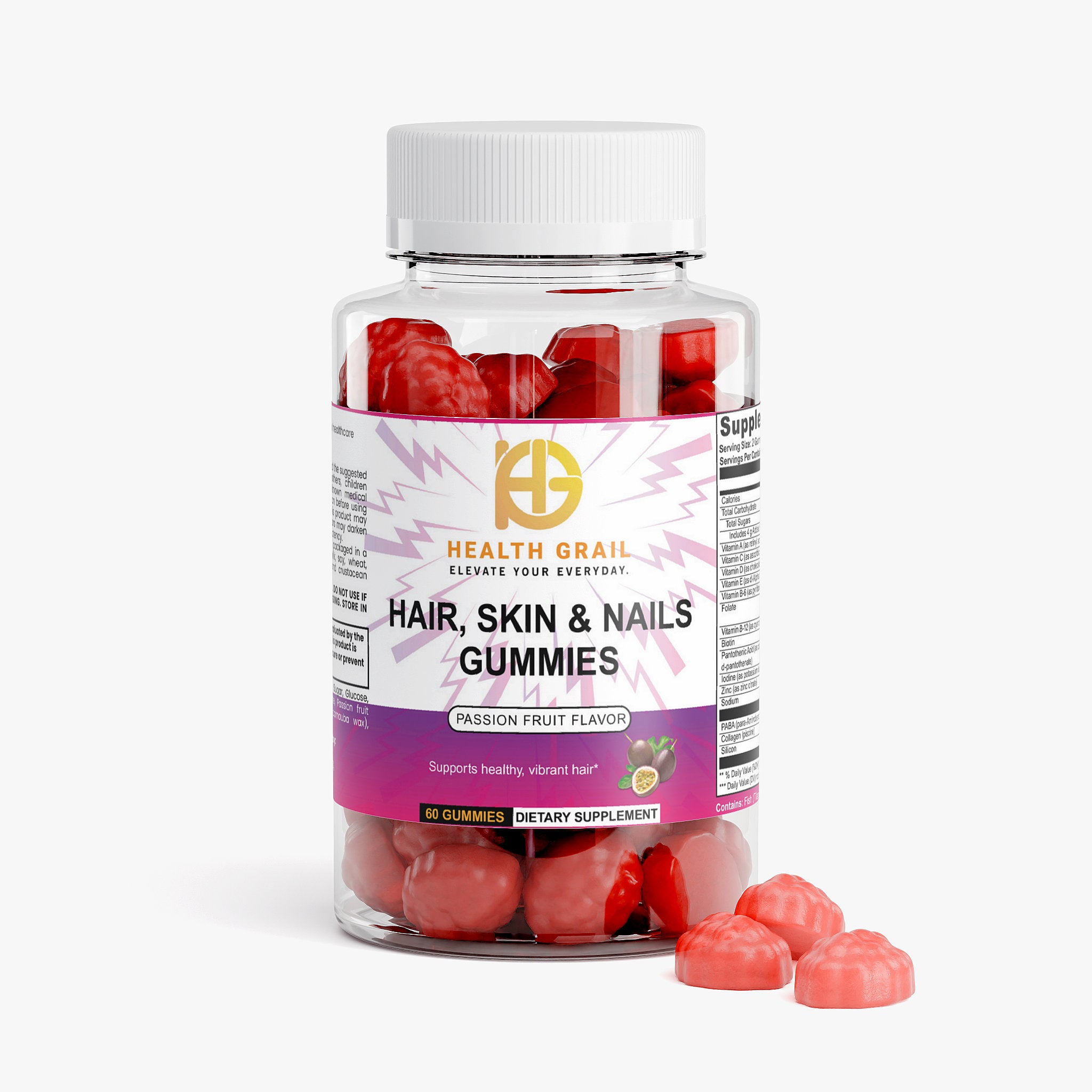 Health-Grail,Hair, Skin & Nails Gummies