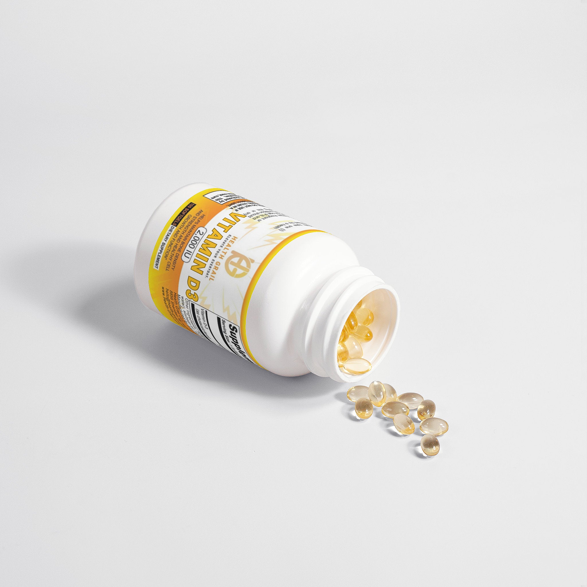 HEALTH-GRAIL VITAMIN D3 — 2,000 IU
