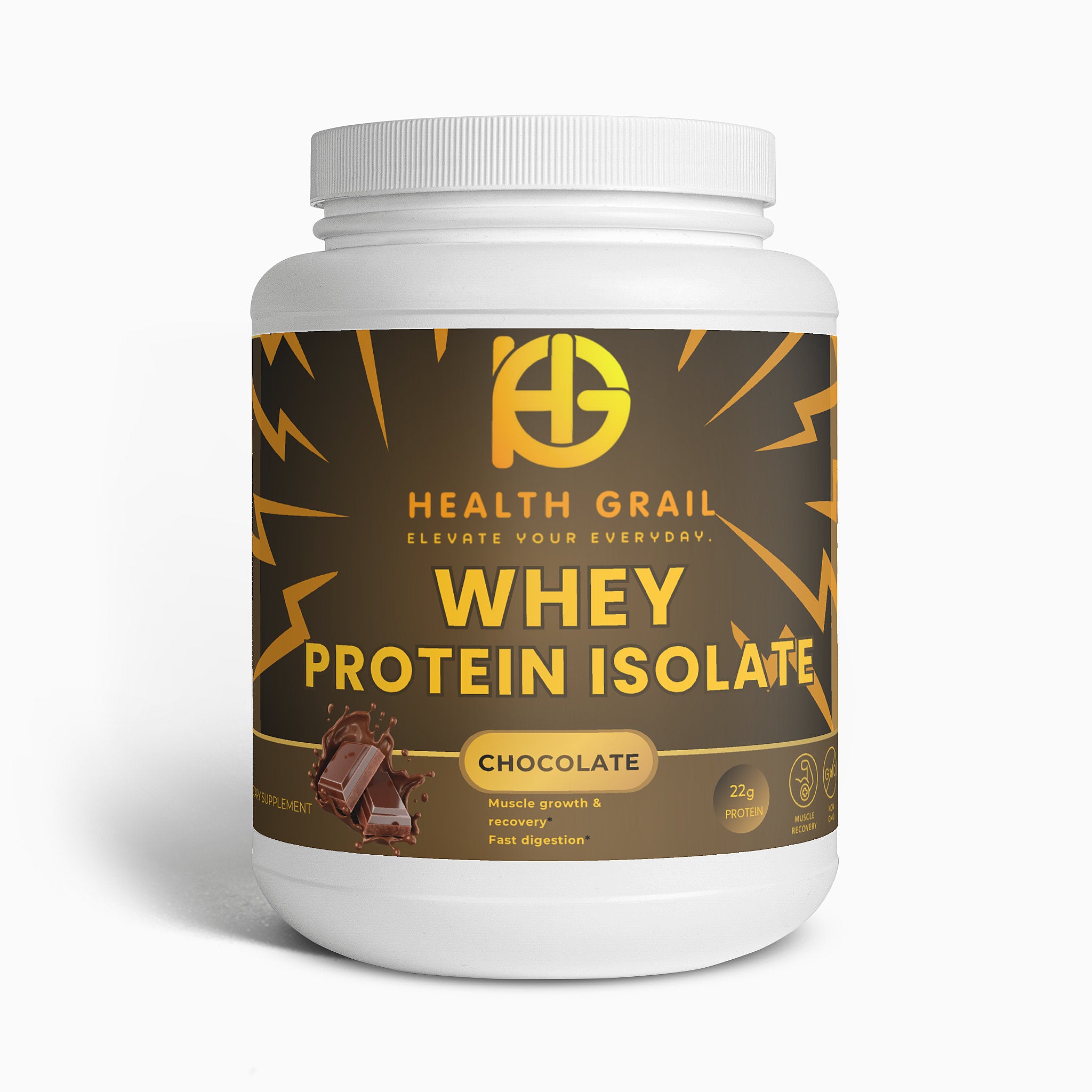 HEALTH-GRAIL CHOCOLATE WHEY PROTEIN ISOLATE