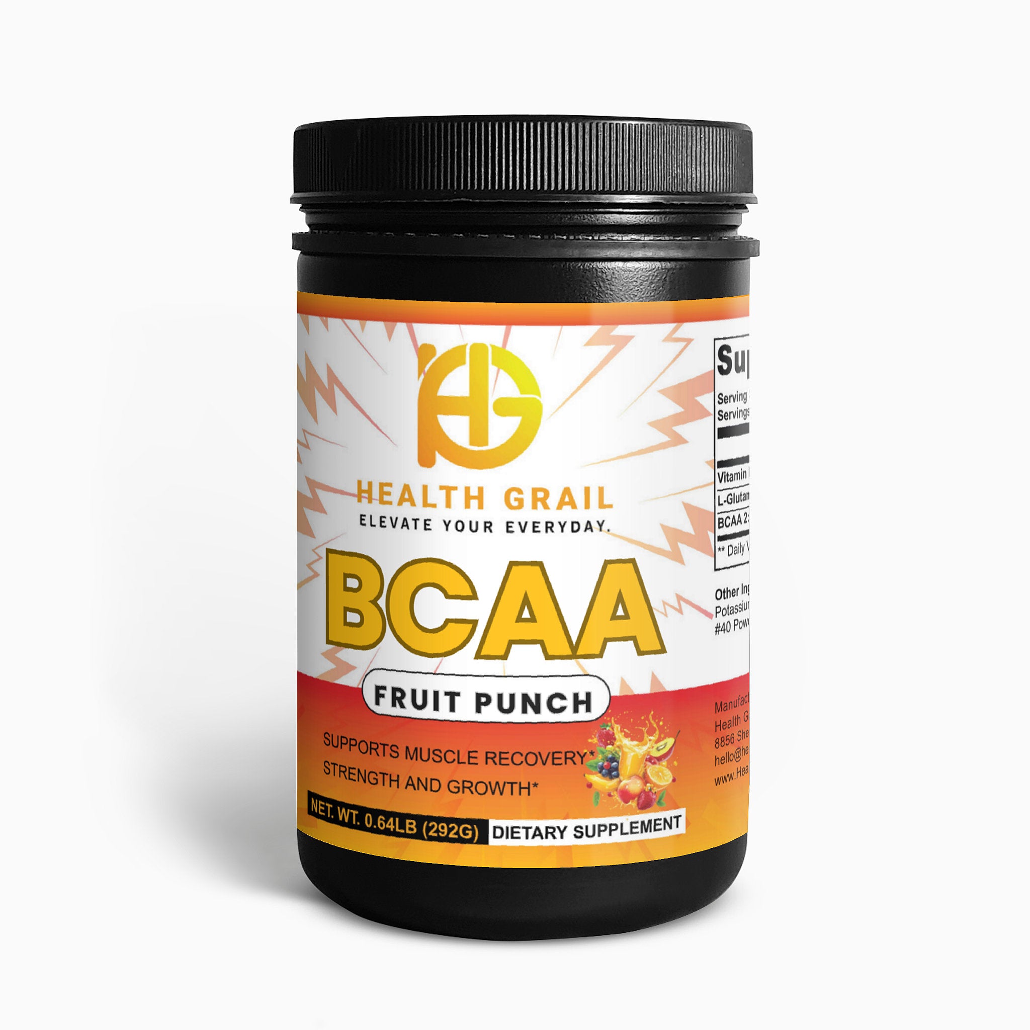 HEALTH-GRAIL BCAA — FRUIT PUNCH