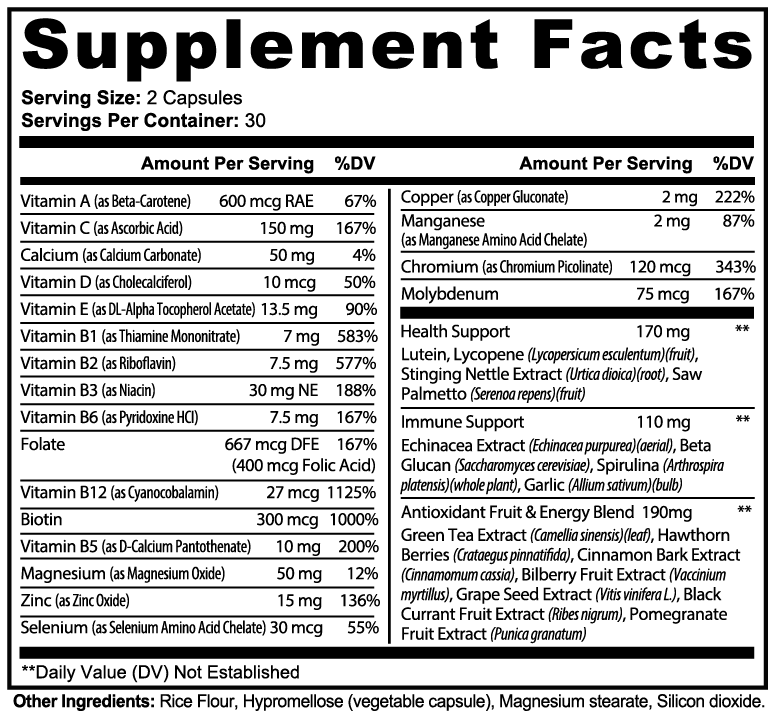 Health-Grail Complete Multivitamin