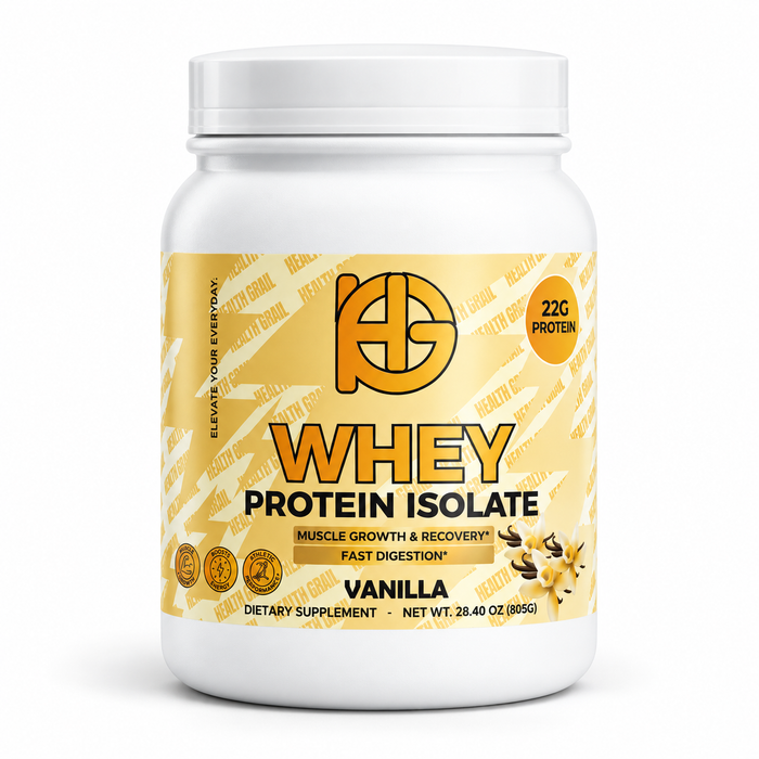 Vanilla Whey Protein Isolate – 22 grams