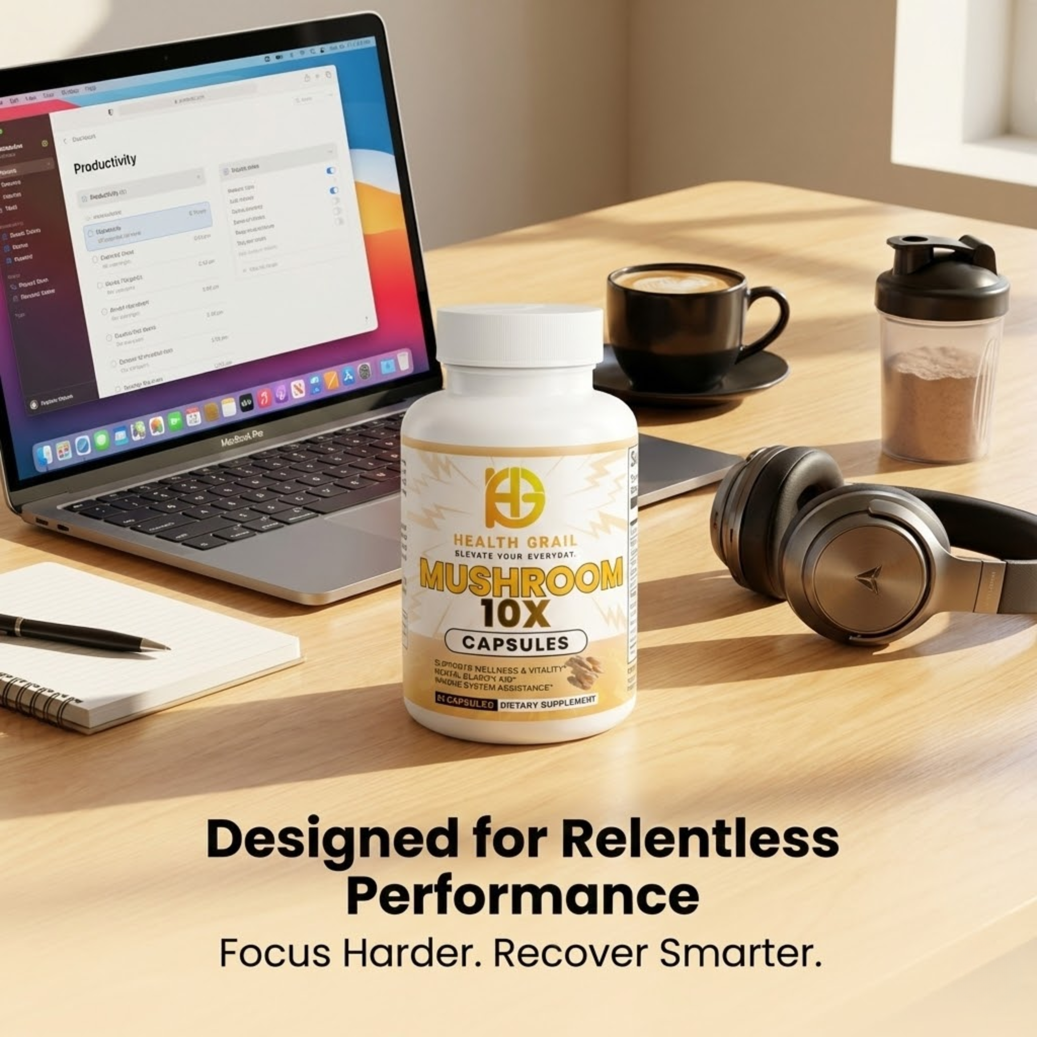 HEALTH-GRAIL MUSHROOM COMPLEX 10X