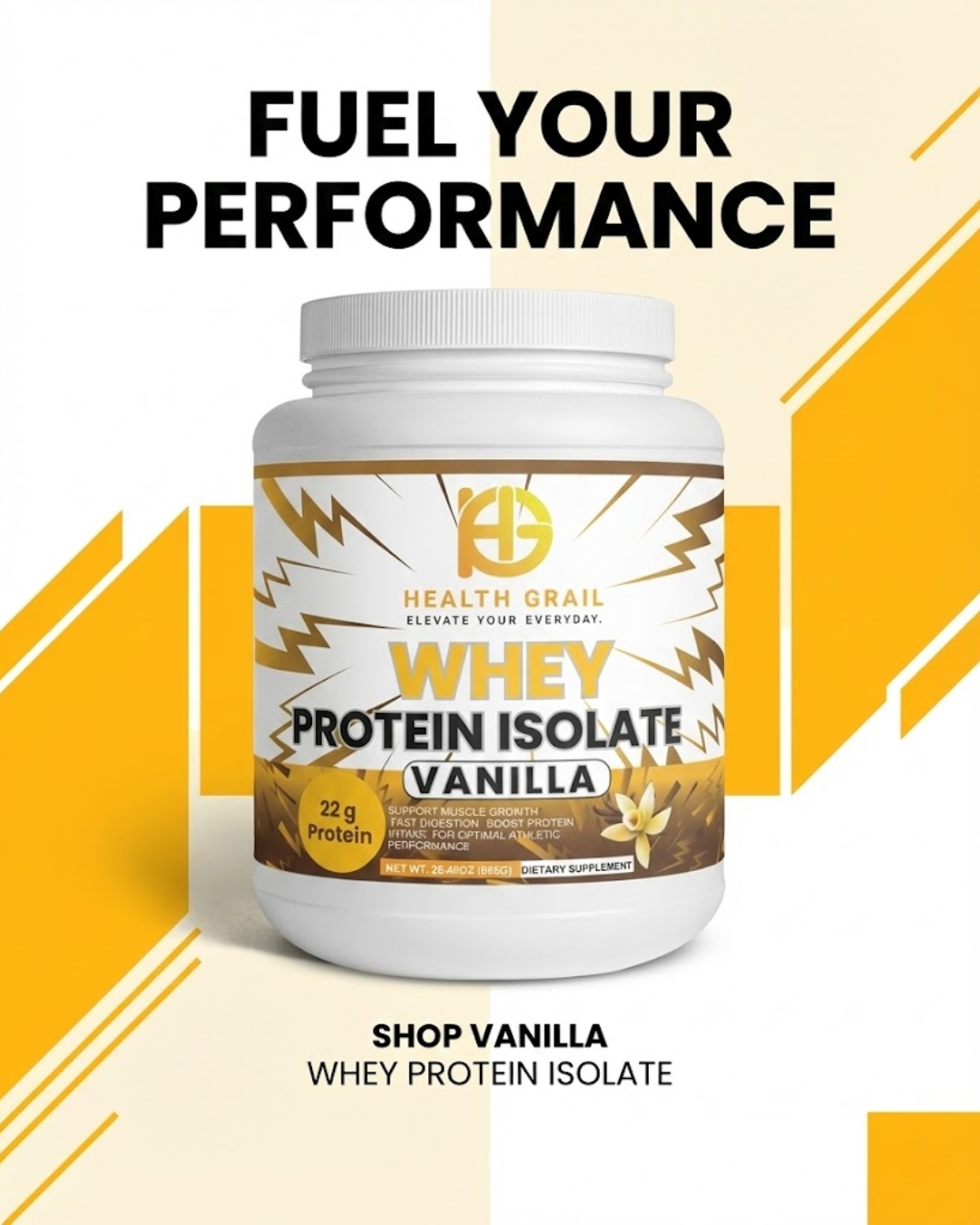 Vanilla Whey Protein Isolate