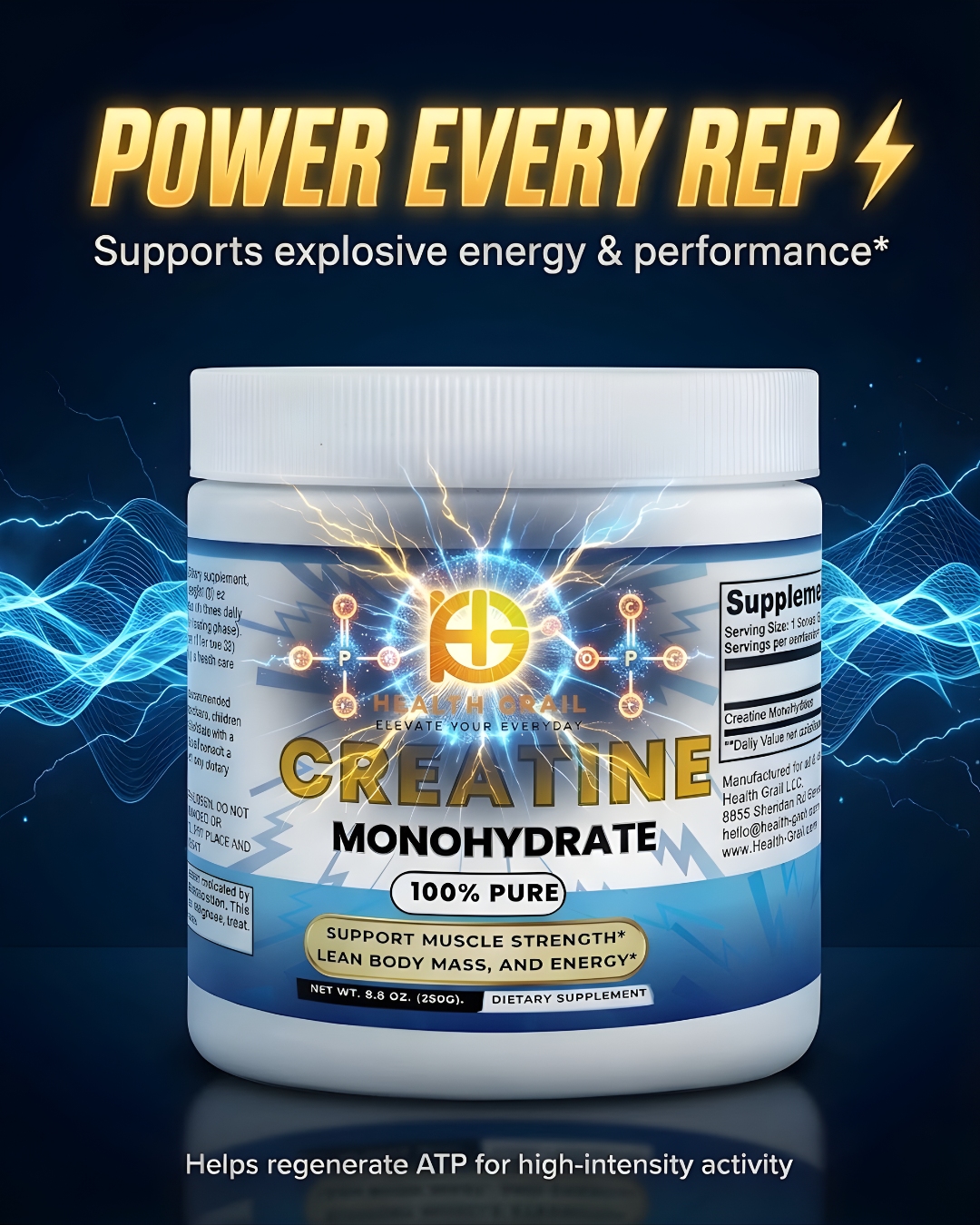 Health-Grail Creatine Monohydrate