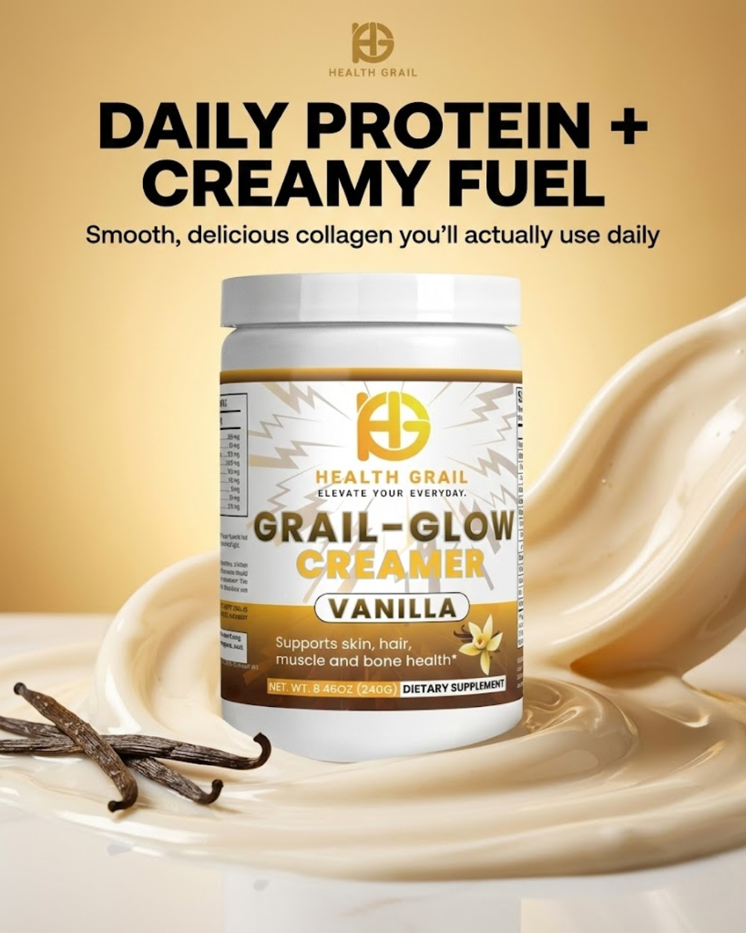 Vanilla Grail - Glow Collagen Creamer
