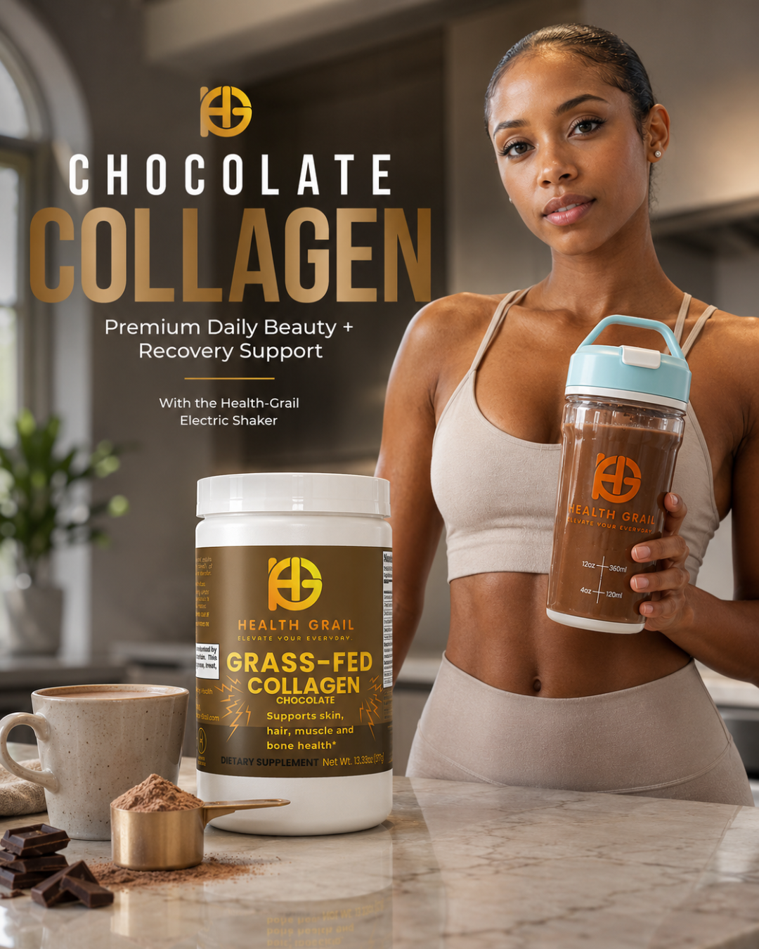 Grass-Fed Collagen — Chocolate