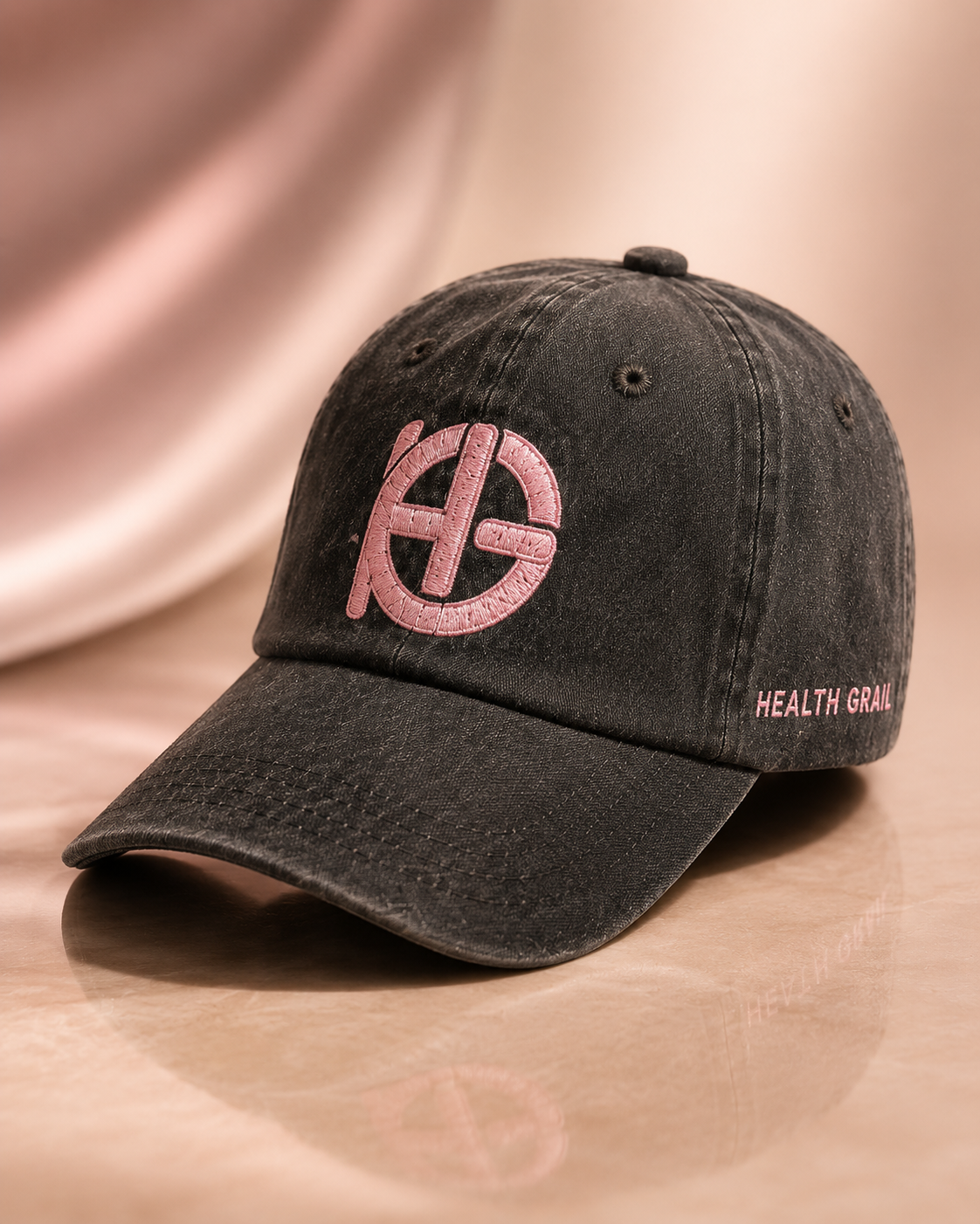 Black Lifestyle Off-Duty Cap Pink Logo