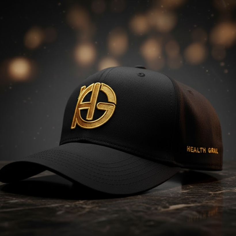 athletic hat  black sports cap  Health-Grail hat sleek black athletic hat