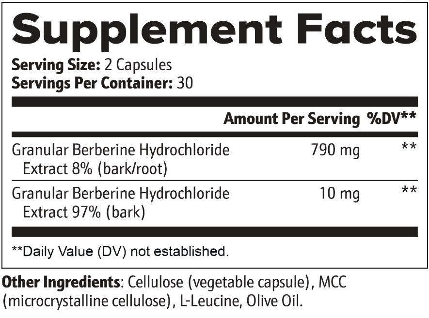 Health-Grail Berberine facts
