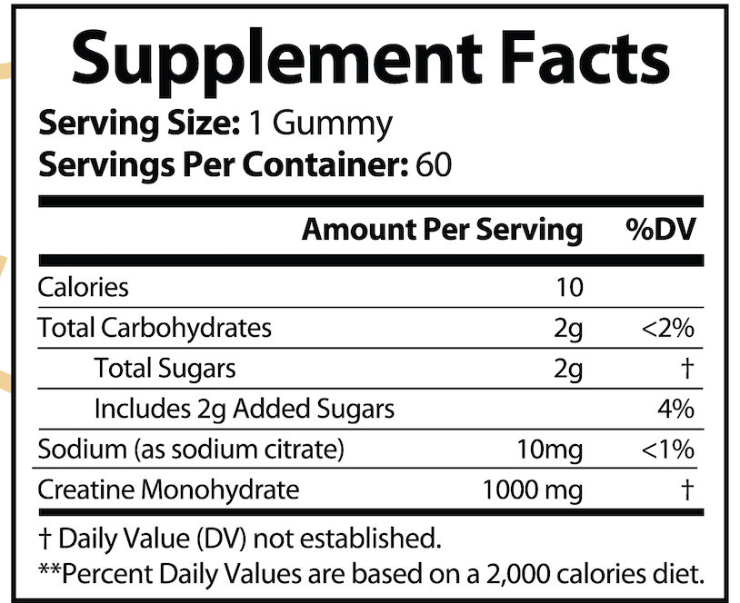 Health-Grail Creatine Gummies