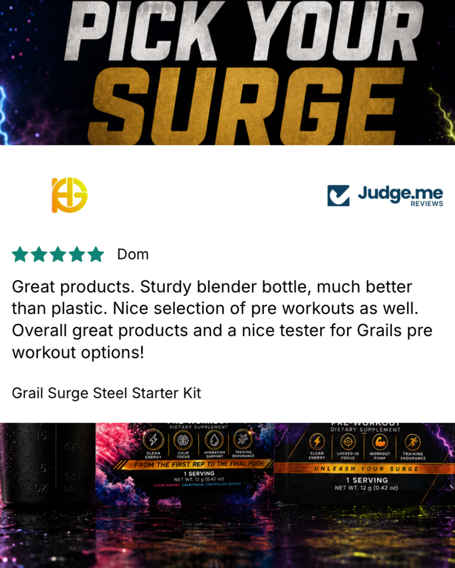 Dom’s review of the Grail Surge Steel Starter Kit